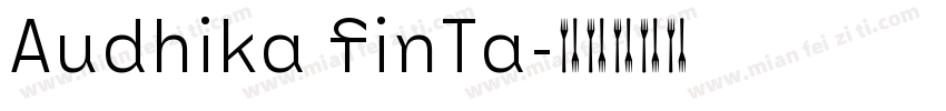 Audhika FinTa字体转换